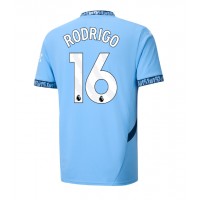 Camiseta Manchester City Rodri Hernandez #16 Primera Equipación Replica 2024-25 mangas cortas